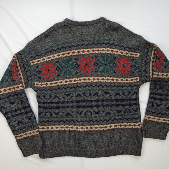 Chunky Shetland Wool Sweater - Picture 3 of 7